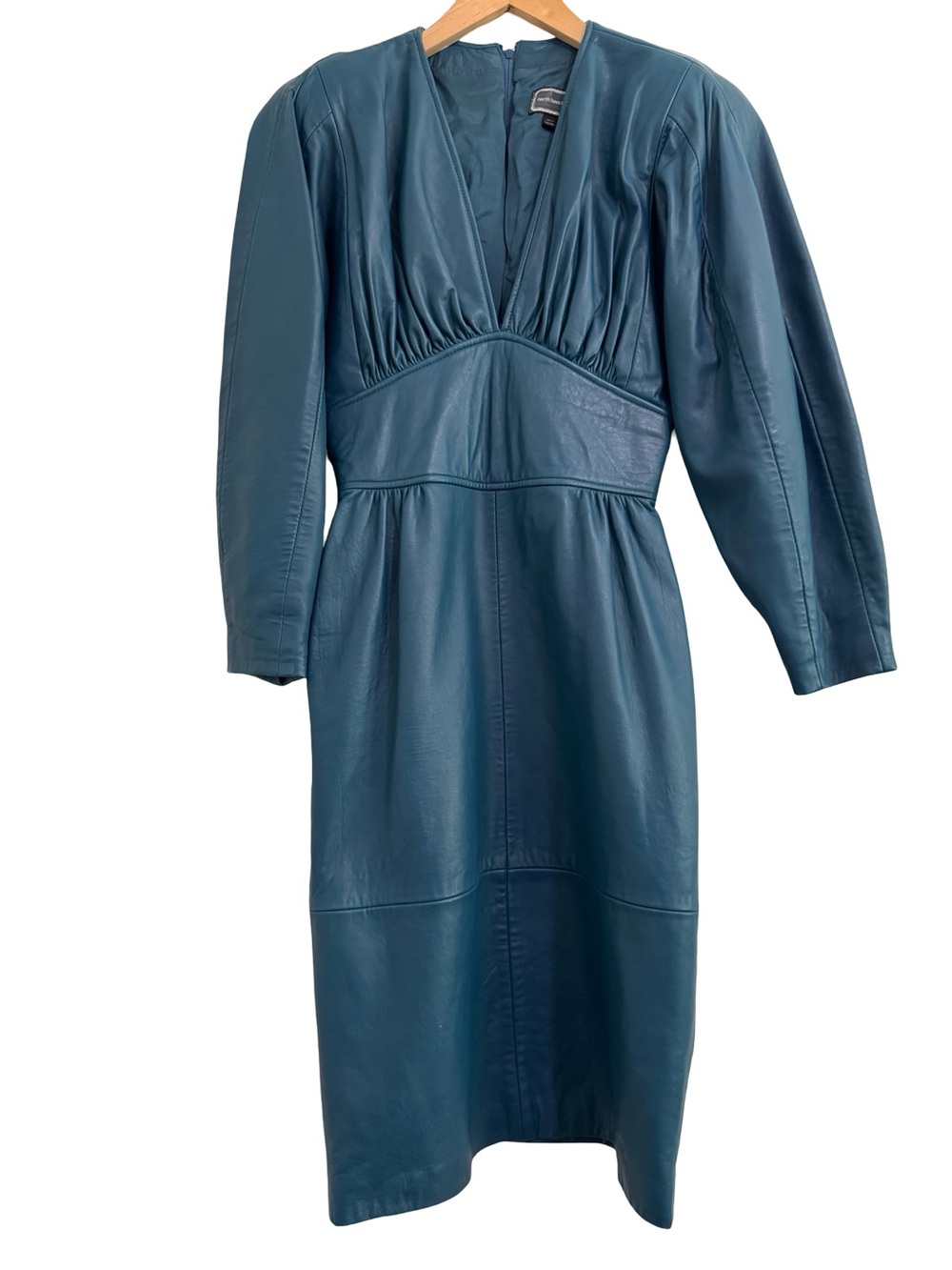 Vintage North Beach Leather Dress Medium